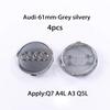 Hub Caps Hot For Audi 4pcs 60mm 61mm 68mm 69mm Audi Hub Caps Car Wheel Center Caps For Audi A1 A2 A3 A4 A5 A6 A7 A8 S3 S6 Q3