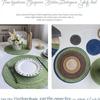 Round Woven Placemats Natural Woven Heat Resistant Non Slip Mats for Dining Table Kitchen Home Holiday Decor