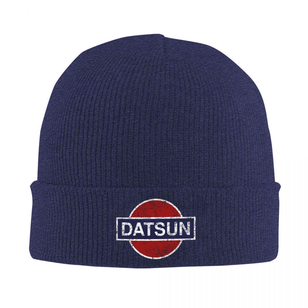 

Datsun Vintage Car Warm Knitted Cap Hip Hop Bonnet Hat Autumn Winter Outdoor Beanies Hats for Unisex Adult One Size
