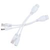 POE Adapter Cable NonStandard Waterproof Injector Splitter DC12V(White )