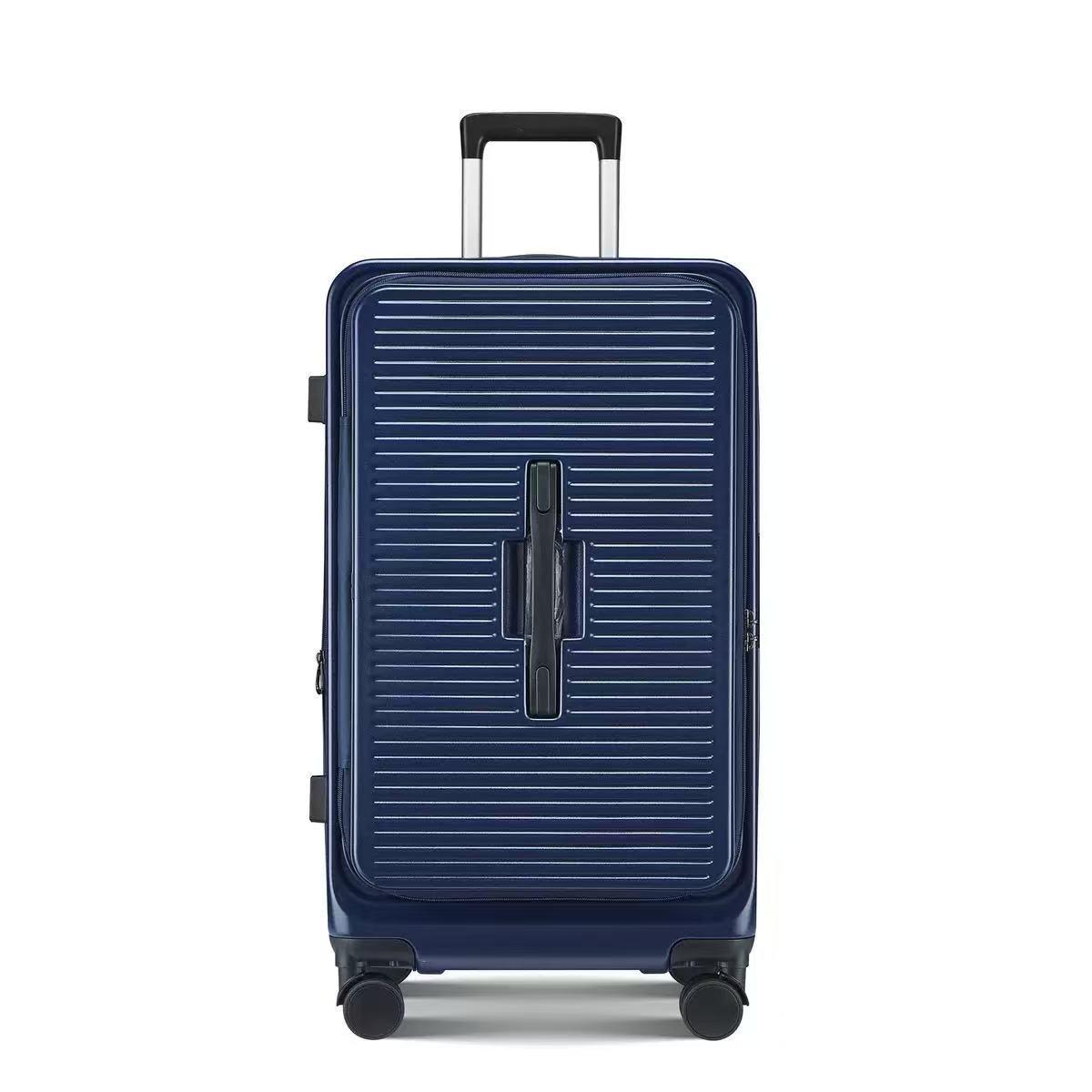 

Custom PC Front-Opening Luggage with Silent Wheels & Password Lock for Students and Business Trips 20 inches (expandable to 22 inches)