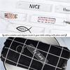 24/48 Pieces/Set Clear Acrylic Keychain Blanks DIY Craft Accessories Rectangle Acrylic Blanks Set with Chain Jump Rings X3UC