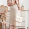 Snoford 100% Cashmere A-Line Midi Skirt
