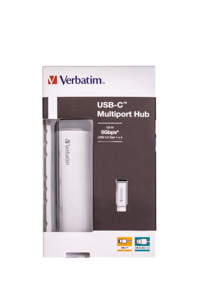 Hub USB Verbatim Multi Port 4x USB 3.0 1x USB-C