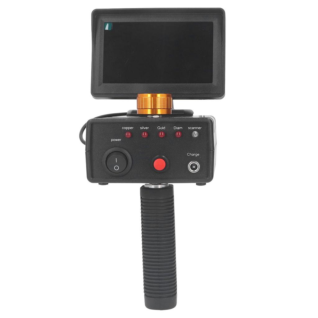 Metal Detector Professional Scanner Underground Detect Identify Object Locator HD Screen Gold Treasure Finder 100‑240V