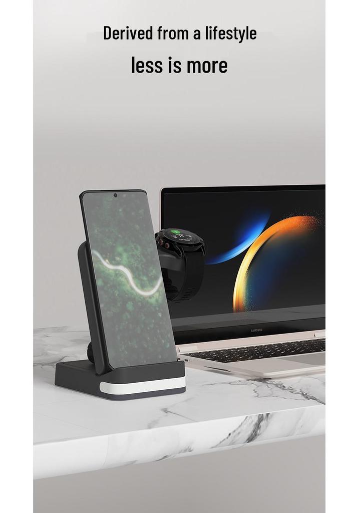 New Foldable Wireless Charger: Compatible with Huawei, Apple, Samsung Phones, Watches & Earphones, Hot-Selling 3-in-1 Device
