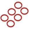 6pcs Grouphead Gasket Replacement for Gaggia E61 Coffee Machine 8.0mm Thick Silicone Brew Group Head Gasket