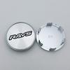 4pcs 54mm 49mm RAYS Logo Emblem Badge Car Wheel Center Caps Wheel Hub Centre Cover Rim Hubcaps Replace Car Styling Accessories