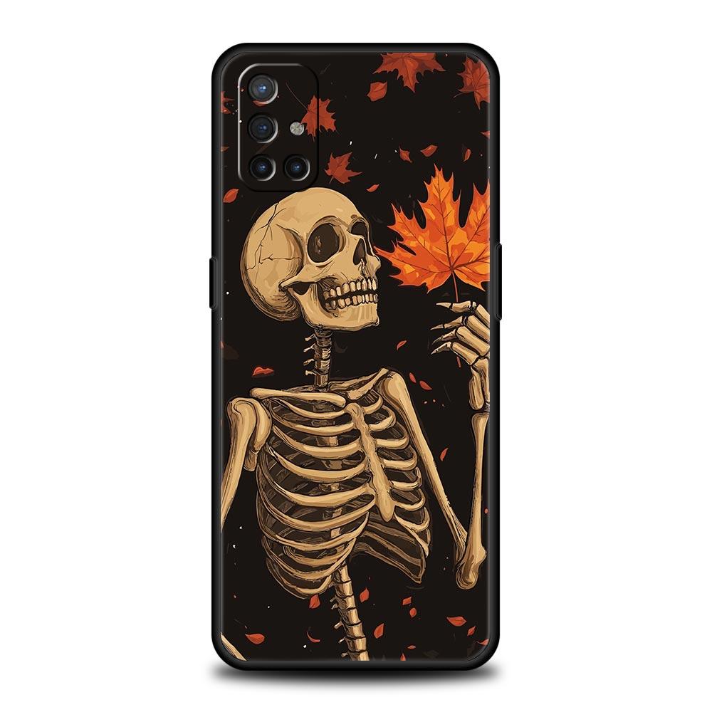 Phone Case For OnePlus 15 13 12 11 10 9 8 7T Pro 13T 13R 12R 10R 9RT 8T Nord 2T CE 2 3 5G Lite Soft Cover Hard Pink Purple Skull