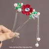 Vintage Chinese Style Hairpin for Updos - Elegant Retro Hair Stick with Tassel for Qipao
