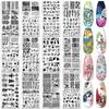Biutee Nail Image Plate Set Color Gel Nail Stamp Kit 12 Nail Stamp Plates 8ml Nail Stamp Gel Set 1 Stamp 2 Replacement Stamp Heads Nail Design Nail