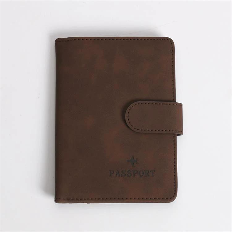 Passport Holder Cover Wallet RFID Blocking Leather Card Case Travel Accessories for Women Men