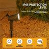 9 LED Solarstrahler IP65 Wasserdicht Außen RGB Solar Landschaftsleuchten Helligkeit Einstellbar für Garten Hof Palmen