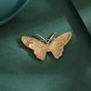 Gradually Change Color Blue Butterfly Brooch High-end Light Luxury High-end Women's Design Coat Sweater Corsage Pin