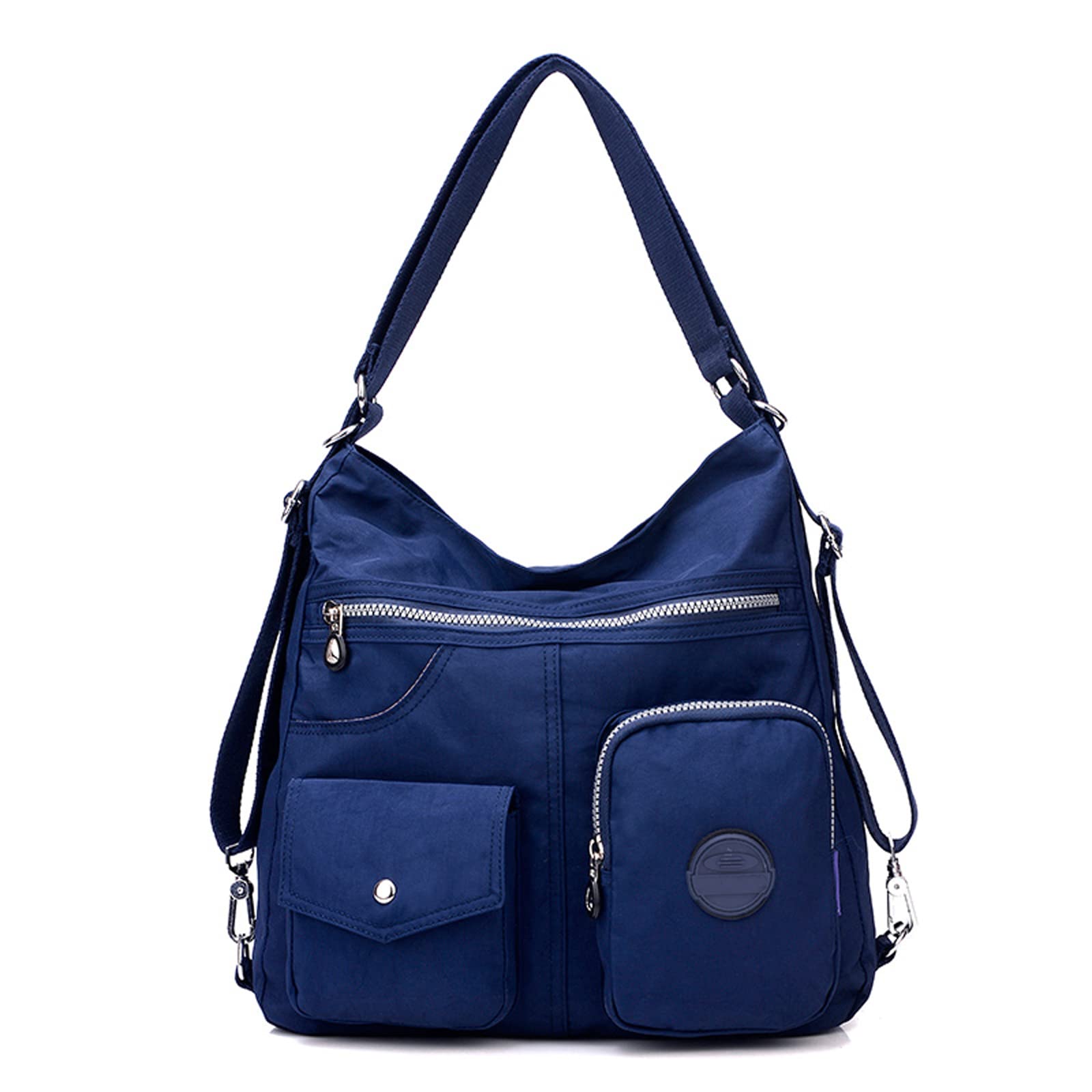 Shoulder bag for large waterproof Blostirno women backpack capacity handbag nylon 2-way lightweight JP0085-NY 5629₽