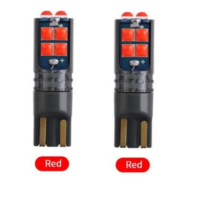 2pcs/High Quality T10 W5W Super Bright Car Interior Reading Dome Light Marker Lamp 168 194 LED Auto Wedge Parking Bulbs Orange