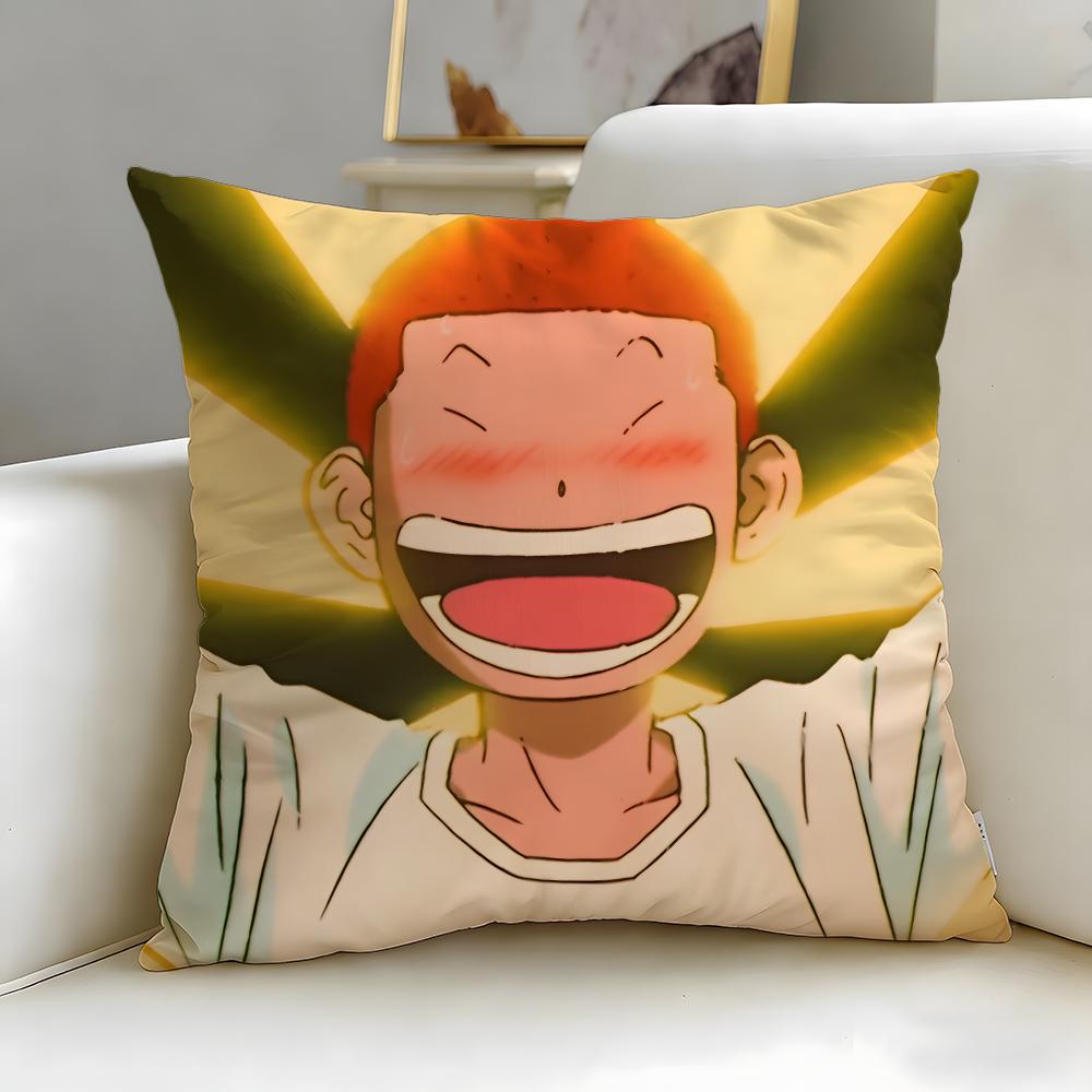 Classic Anime Slam Dunk Cushion Cover Soft & Easy-Wash Pillow Case – Versatile for Couch, Bed, Travel and Office