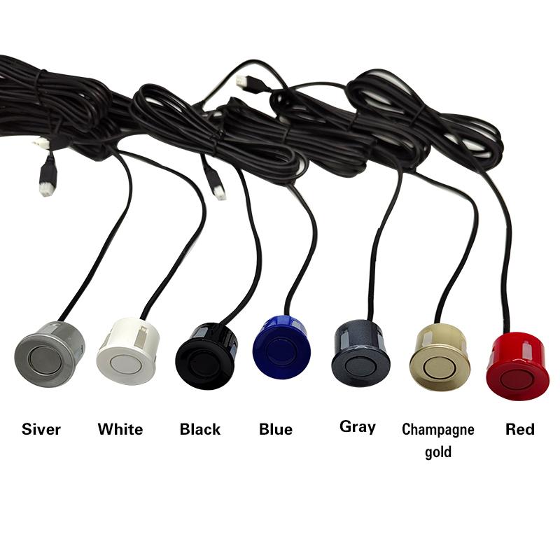 First Safe 12V 22mm Car Parking Sensor Kit Universal 4 Sensors Buzzer Reverse Backup Radar Sound Alert Indicator Probe System