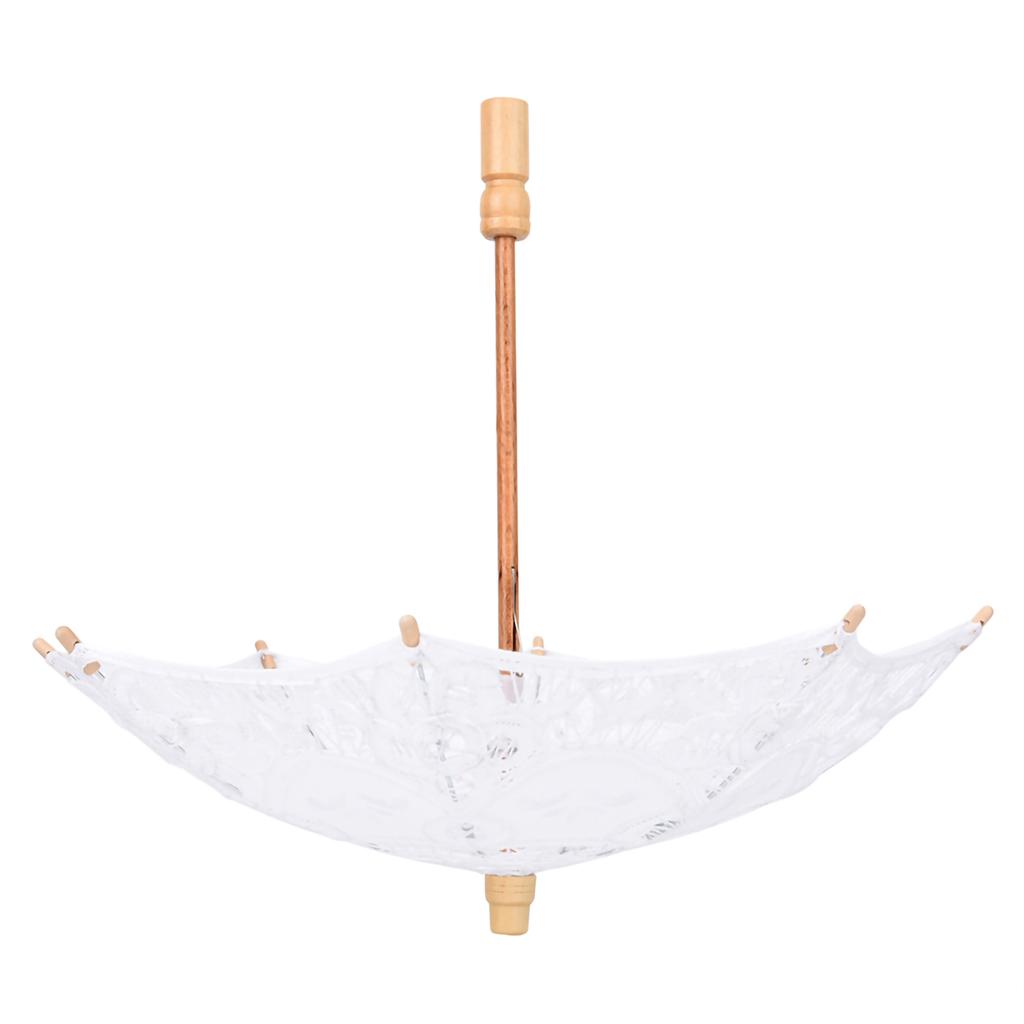 Bridal Lace Cotton Umbrella for Wedding Parties Dancing Photography Prop