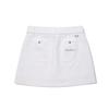 MALBON GOLF H-Line Optional Belt Cargo Skirt White (Woman)