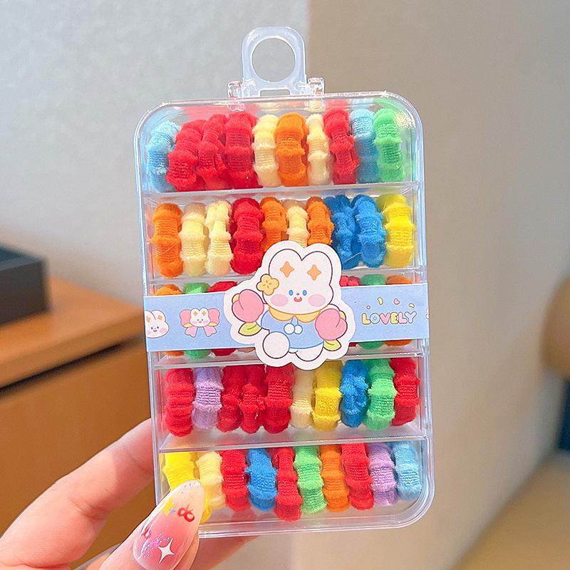 Large, high-elasticity hair ties for girls: gentle on hair, perfect for high ponytails, durable and ideal for students.