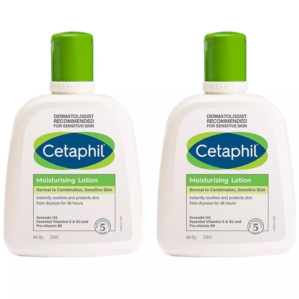 

Cetaphil увлажняющий лосьон для нормальной и комбинированной чувствительной кожи 250мл (2 упаковки)