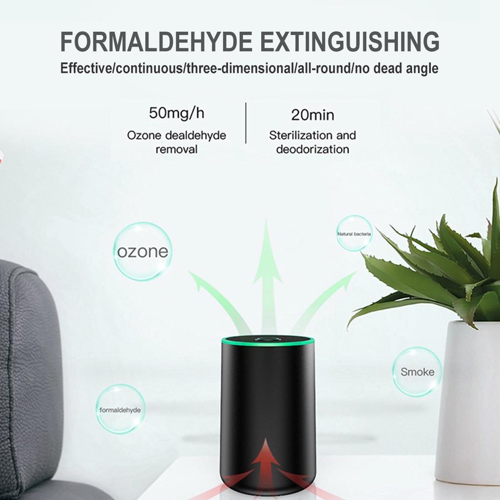 800mA USB Ozone Generator Ozone Disinfection Machine Home Car Air Purifier 50mg/h Auto Air Freshener Humidifier For Cars