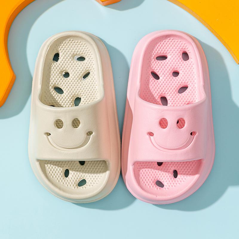 Çocuk Duş Terlikleri Unisex Kaymaz İçi Boş Sızıntı, Kokusuz Ayaklar 24-39