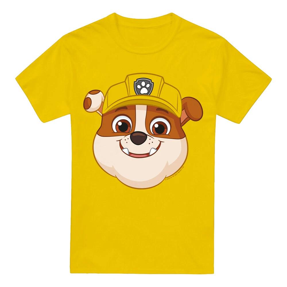 Cotton Soul Paw Patrolrubble Grin Unisex Adult T Shirt, Yellow