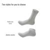 Men's Bamboo Fiber Mid-Calf Business Socks - Breathable, Double-Needle, Four Seasons Style