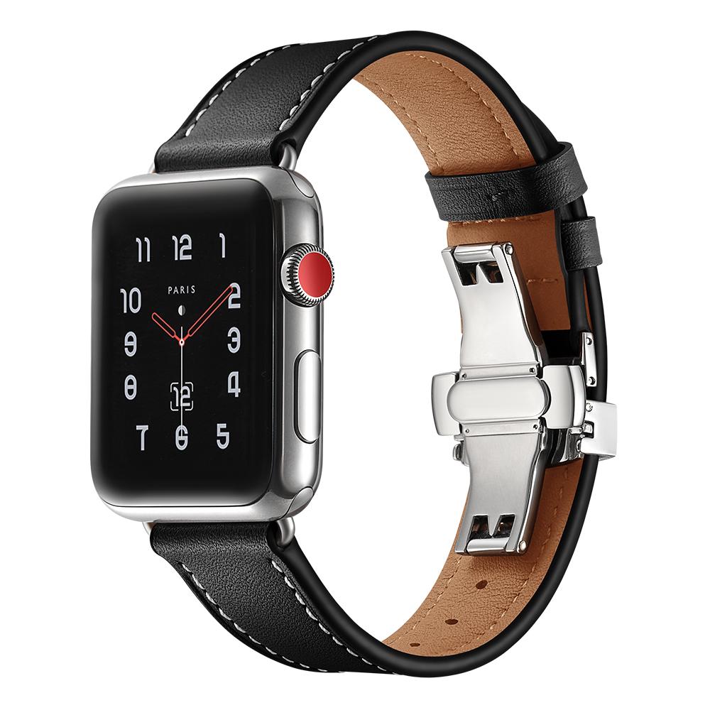 Γνήσιο δερμάτινο λουράκι για Apple λουράκι ρολογιού 45mm 41mm 44mm 40mm 42mm 38mm 44 correa βραχιόλι iWatch series 3 4 SE 6 7 λουράκι 45 mm