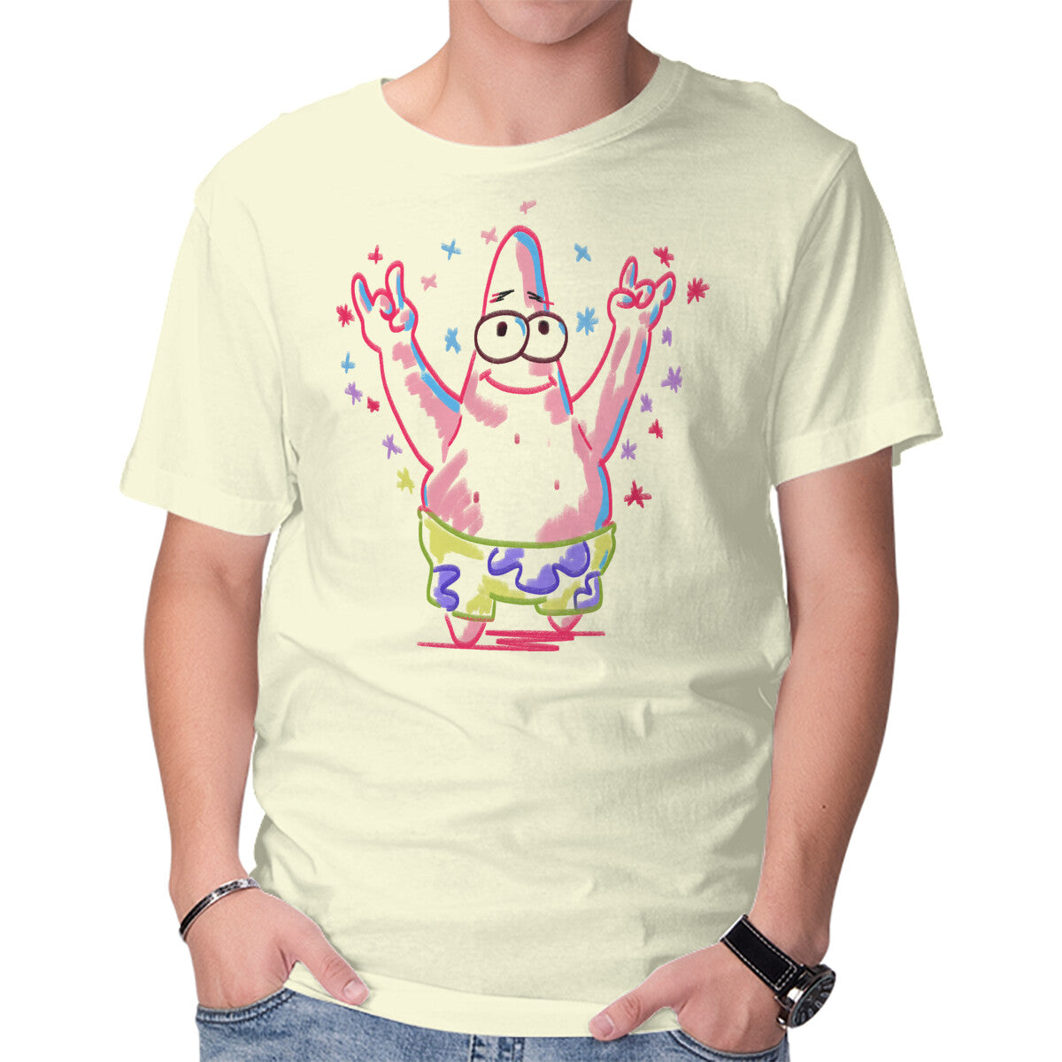 Unisex Crew Neck T-Shirt Rock-star Graphic Short Sleeve Casual Tee XL