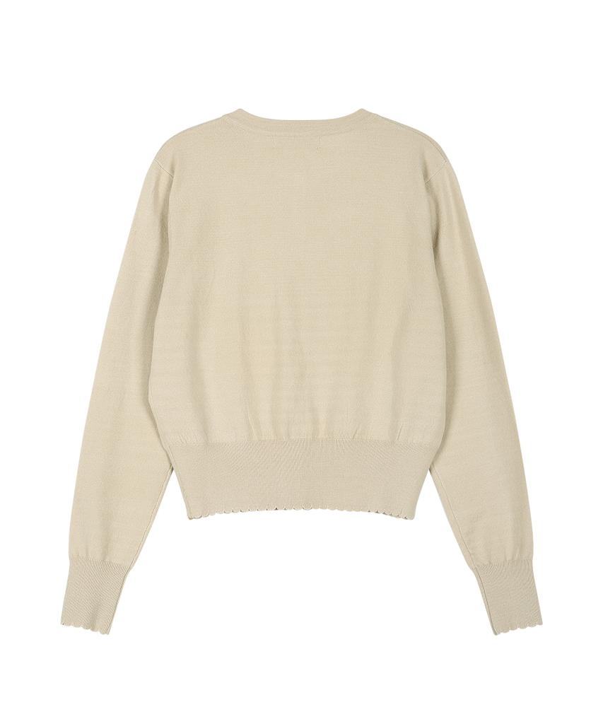 Grailz Signature Heart Cardigan [Beige]