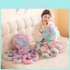 Plush Octopus Toy With Bright Colors For Kids Gift And Soft Animal Decor
