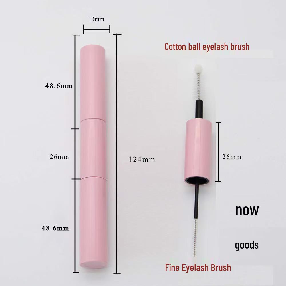 

Dual-Ended Long-Lasting Waterproof Eyelash Glue & Mascara Pink (Black Glue + Raincoat)