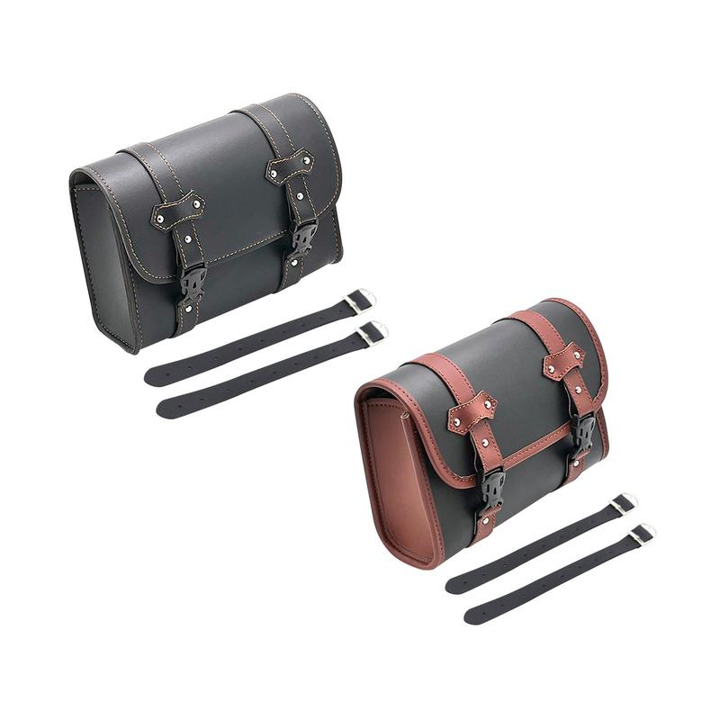 Generic Motorcycle Tool Bag Fork Bag Easy to Install Motorbike Saddle Bag