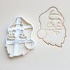 Vykrajovátka Vánoční Perníček Sněhová Vločka Santa Plastová Forma na Sušenky Razítko na Sušenky Vánoční Kuchyně DIY Pečicí Nástroje