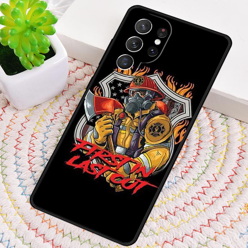 Rescue Fire Dept TPU Phone Case For Samsung Galaxy Note 10 Pro S26 S25 S24 S23 S22 Ultra Plus S21 FE S20 Shockproof Cover