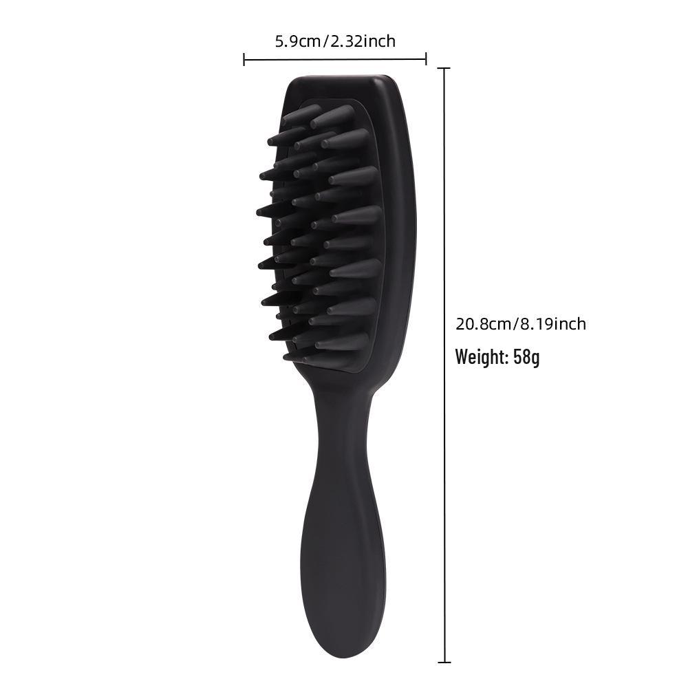 Silicone Scalp Massaging Shampoo Brush with Long Handle for Itch Relief and Hair Cleansing