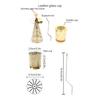 Candle Holder Tree Shaped Revolving Candle Holder for Home Decoration Dinner Ambiance Festival Decor Silver