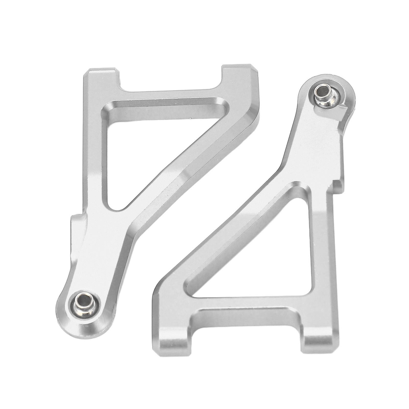

1 Pair RC Front Upper Swing Arm Aluminium Alloy Suspension Arm Upgrade Parts for 110 UD1002 срібний
