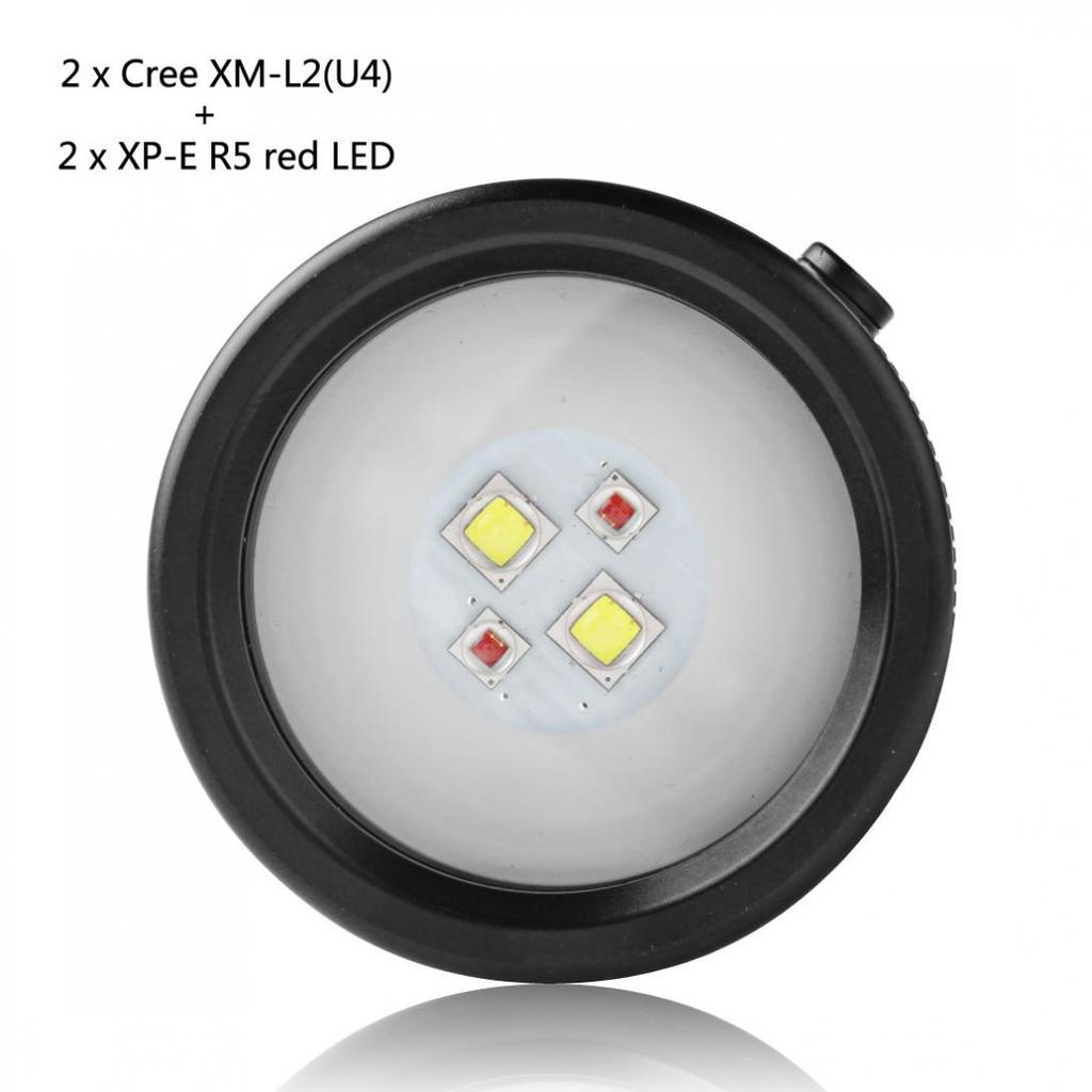 1500LM 2 X CREE XM-L2 U4 LED SecurityIng Diving Scuba Flashlight 1500LM 2 X CREE XM-L2 U4 LED SecurityIng Diving Scuba Flashlight