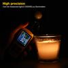 Light Meter Digital Illuminance Meter Handheld Ambient Temperature Measuring Instrument with a Maximum Range of Lux and Color LCD Screen 200,000