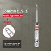 Magnetic Core Screwdriver Bit Set Optimized Torque Transmission