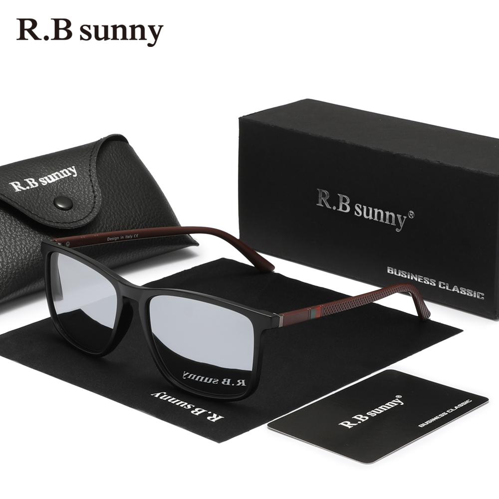 RBsunny Causal Fashion Men‘s Sunlasses Polarized Anti-UV400 Glasses Women Rectangle TR90 Ultralight Frame High Quality Eyewear