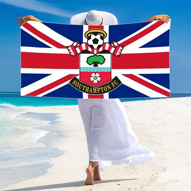 Southampton Fc Print Beach Towel, Large Soft Quick Dry Towel for Beach Camping Swimming