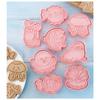 16Pcs Cute Marine Animal Cookie Cutters Set Cartoon Pressable Biscuits Mold