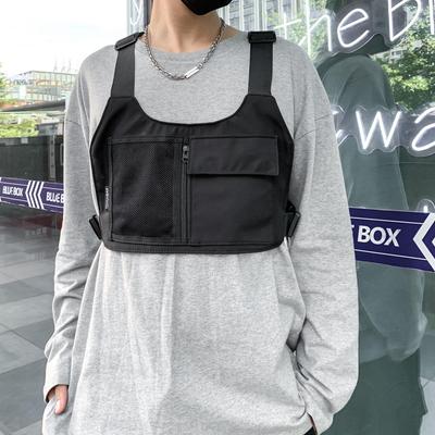 Trendy Hip-Hop Chest Bag: Functional Tactical Vest and Backpack