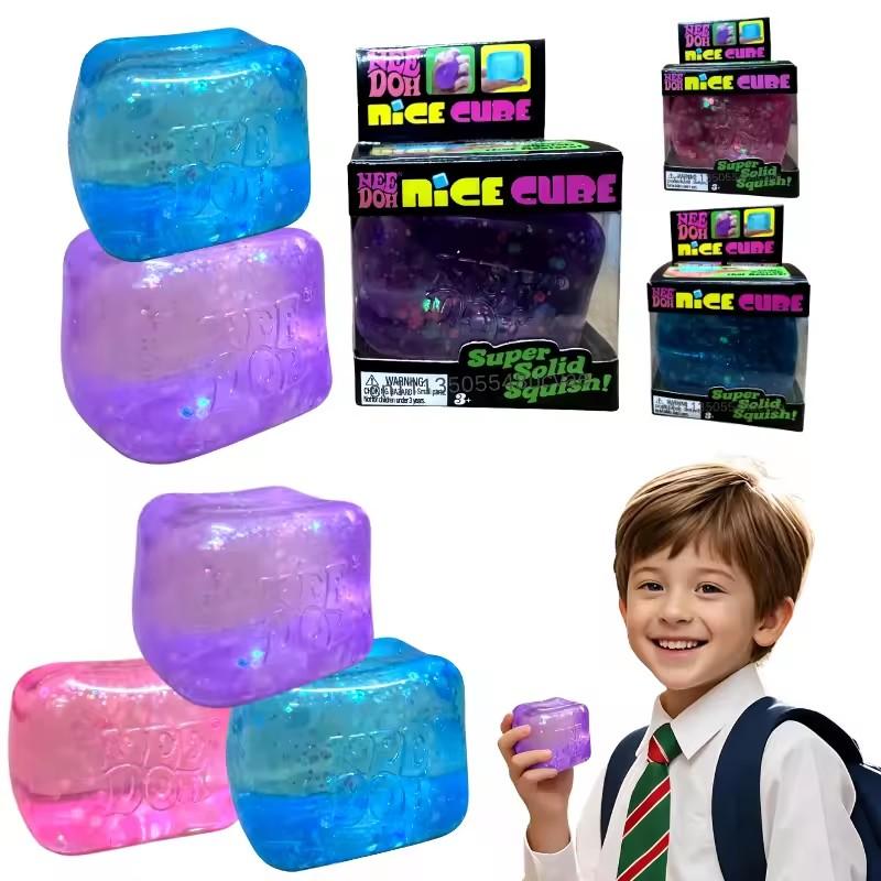 Schylling Nice Cube Series & Maltose Candy & Jellyfish & Maltose Bear Blind Box Soft Fidget Toy Stress Relief Gifts For Adults