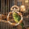 Hanging Bird Swing Toy Wooden Bird Climbing Stand Grinding Claws Chewing Perch  Training Purpose